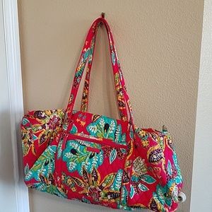 Vera Bradley Red Sunflower Weekender Bag